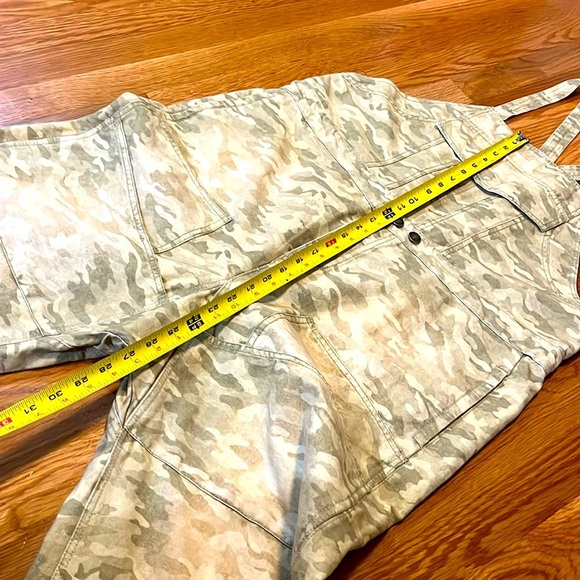 Free People Way it Goes Camo Harem Overalls Size Large NWT - Picture 11 of 16
